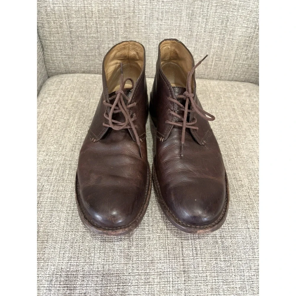Men's Frye Bowery Chukka Brown Leather Size 11D
